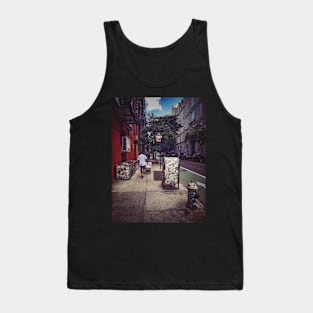 Manhattan Street Art Stickers Tags NYC Tank Top